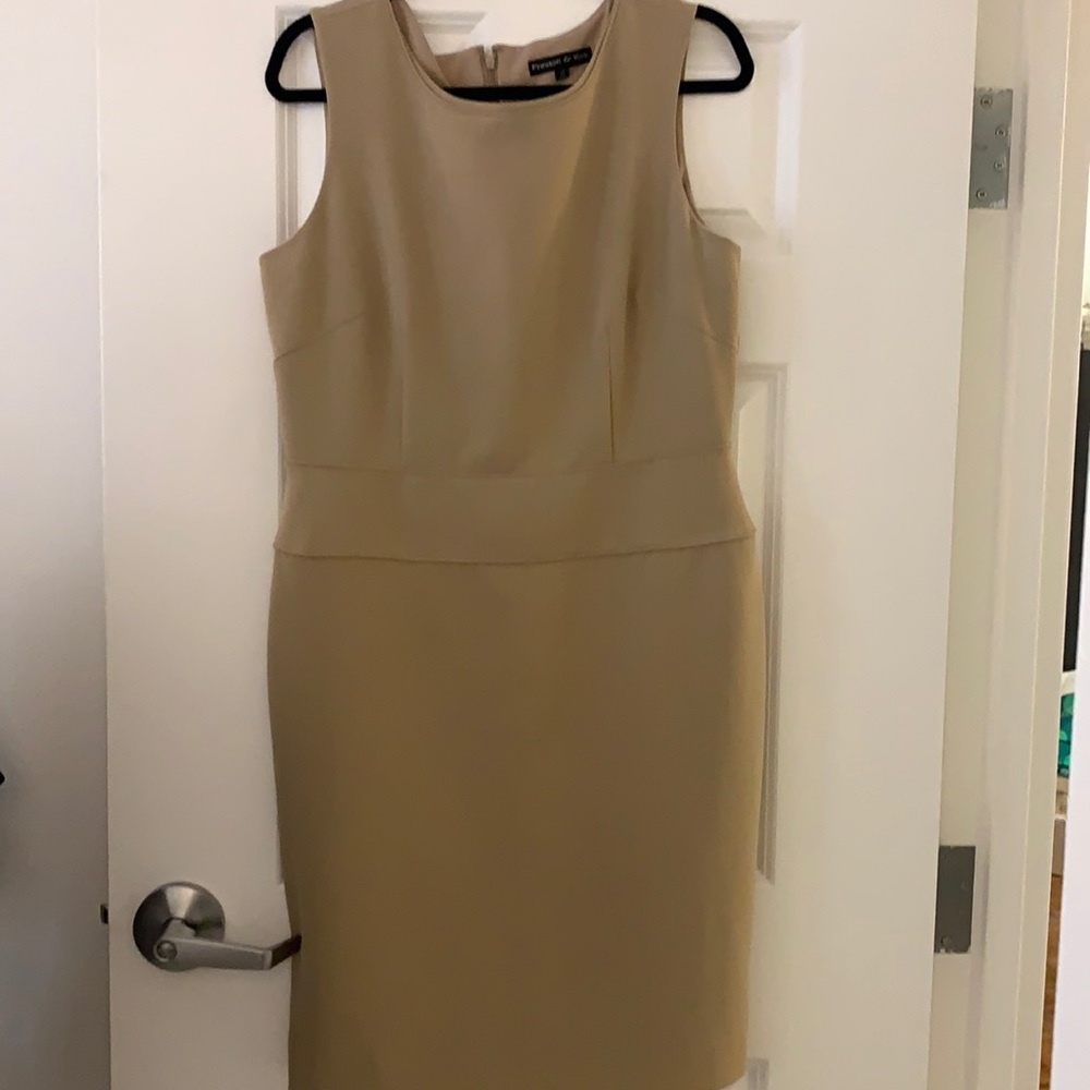 Khaki business casual dress